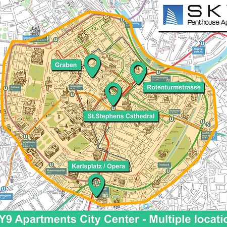 Sky9 Apartments City Center Wien Ngoại thất bức ảnh