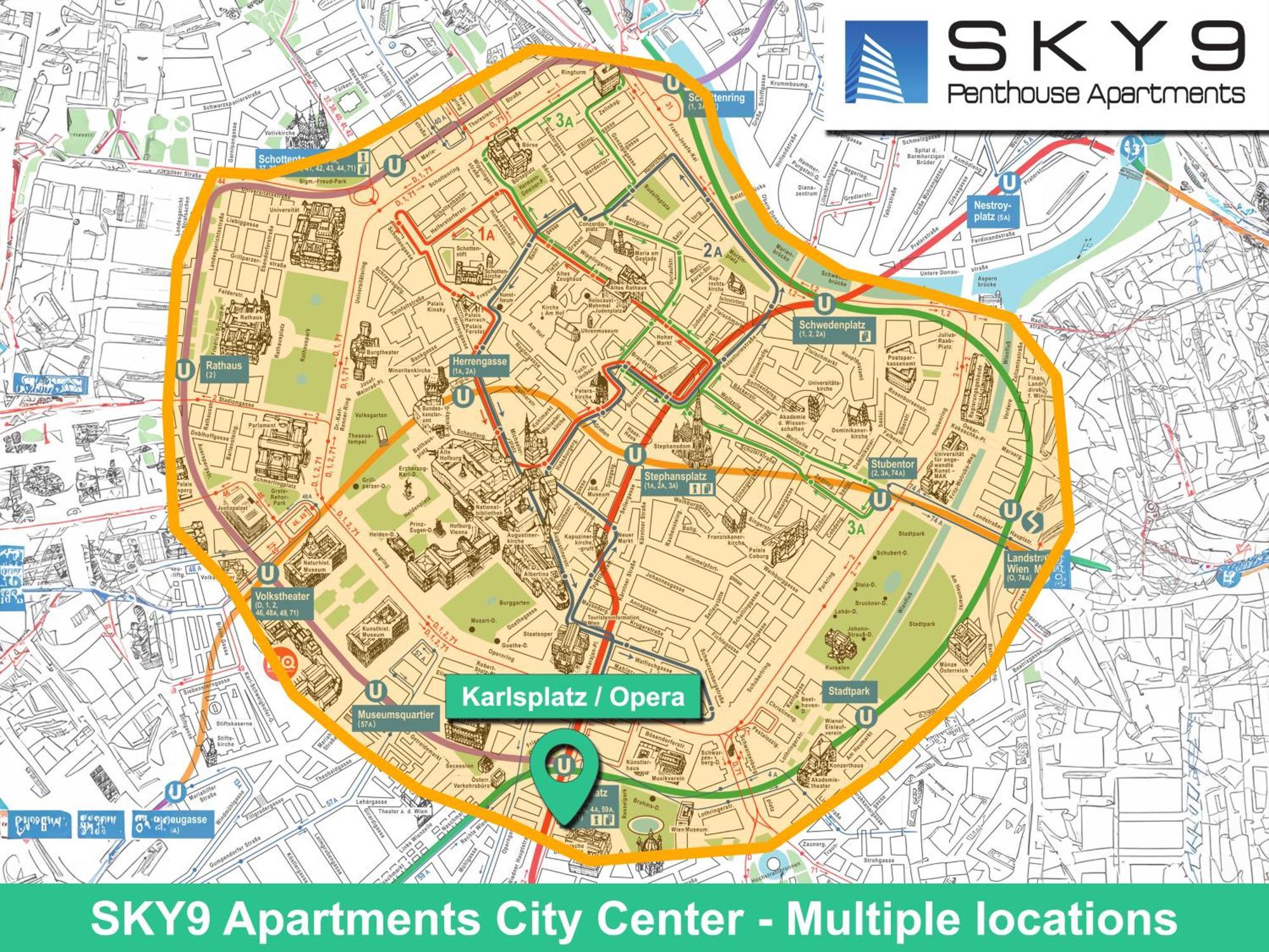 Sky9 Apartments City Center Wien Phòng bức ảnh